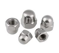 Tuerca ciega de latón macizo, Tuerca ciega hexagonal roscada métrica M3-M12 Multicolor(304 Stainless steel,M12-1pcs)