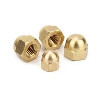 Tuerca ciega de latón macizo, Tuerca hexagonal de latón con casquillo bellota DIN1587, varios tamaños(M12 (1pcs))
