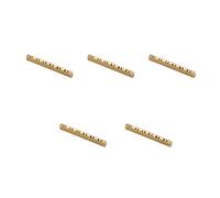 Tuerca clásica de repuesto para guitarra eléctrica de 12 cuerdas, parte inferior plana, tuerca de latón ranurada, accesorios de instrumento musical, repuesto de tuerca de guitarra eléctrica