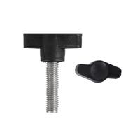 tuerca con mango de plástico M4 M5 M6 Pernos de ala con mango en Z Tornillo de apriete con mango en T Tornillos de perilla manual con cabeza de plástico ajustables mecánicamente(8mm,M4(2Pcs))