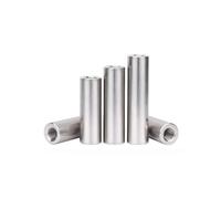 Tuerca de acoplamiento de aluminio de 5 piezas M2.5 M4 M5 M6, separador espaciador redondo de doble rosca(65MMxM4)