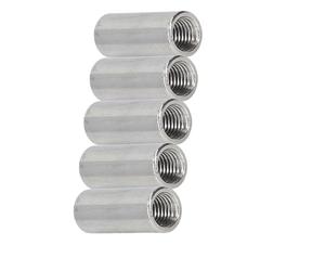 Tuerca de acoplamiento de junta de columna redonda de extensión de acero inoxidable M3 M4 M5 M6 304, tuerca de tornillo de conexión, 5 uds. 5pcs M4*8 * 8