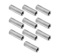 Tuerca de Acoplamiento, M10x1.5 14 L40mm, Acero Inoxidable 304, 10 Piezas - Durabilidad y Resistencia a la Oxidación, Conexión Perfecta para Uso Interior y Exterior