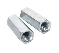 tuerca de acoplamiento, Tuercas de acoplamiento hexagonales galvanizadas M6-M20 Paquete de 5 piezas(5pcs,M8x30)