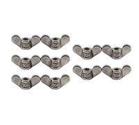 Tuerca de ala de acero inoxidable 304 M6 con forma de mariposa y tuerca para manualidades (10 unidades)