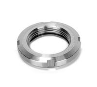 Tuerca de bloqueo automático de acero al carbono M30 x 1,5 mm rosca para apretar el rodamiento en el eje de localización, con cualquier ajuste fino