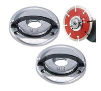 Tuerca De Bloqueo De Brida - De Tracción M14 De Acero Al Carbono De 1,77 X 1,77 Pulgadas, Accesorio De Amoladora Angular Antideslizante, Tuerca De Amoladora Duradera Y Resistente | Herramienta