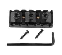 Tuerca de bloqueo de guitarra eléctrica para guitarra eléctrica, tuerca de bloqueo de cuerda de metal con tornillos de montaje y llave para bloqueo de puente de trémolo