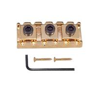 Tuerca de bloqueo de guitarra eléctrica para guitarra eléctrica, tuerca de bloqueo de cuerda de metal con tornillos de montaje y llave para bloqueo de puente de trémolo