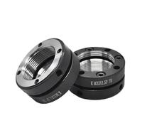 Tuerca de bloqueo radial de precisión Tuerca de seguridad de precisión axial tipo K, redonda, antiaflojamiento, autoblocante, M25/27/30/40 x 1,5/2,0 P, 1 unidad(K-M42x1.5P)