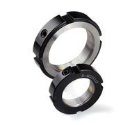 Tuerca de bloqueo radial, Tuerca de seguridad radial Tipo R Precisión Múltiples tamaños for rodamientos máquinas herramienta CNC(R-M15x1.5P)