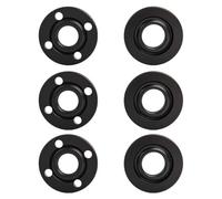 Tuerca de brida de amoladora angular 5/8 para compatible con Ryobi interior exterior plano tuerca adaptador de repuesto 224399-1 193465-4 224568-4 9005BZ 9015B (paquete de 6)