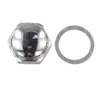 Tuerca de cabeza de dirección para Honda ATC110 ATC125 CB125 XL100 XR70 Z50R Tapa de Tronco de Dirección Plata Metal Pieza de Repuesto