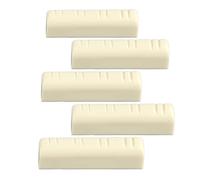 Tuerca De Cuerda De 5 Piezas, Tuerca De Puente De Mandolina De 3,5 Cm/1,38 Pulgadas Tuerca De Mandolina De 8 Cuerdas Tuerca De Mandolina Ranurada Reemplazo De Instrumento Ranurado De Hueso