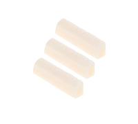 Tuerca de Cuerda de Hueso, Material de Hueso de Vaca Sintética, Accesorios de Reparación de Reemplazo de Tuercas de Mandolina de 3 Piezas para 8 Cuerdas, white