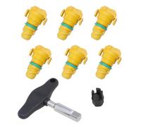 Tuerca de Drenaje de Aceite, Compatible con Ford F150 Mustang Bronco Edge Lincoln Explorer 2.7, 3.0, 3.5, 5.0, referencias KX6Z6730B, KX6Z-6730-B, FT4Z-6730-A, BC3Z-6730-A