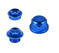Tuerca De Eje De Bloqueo De Rueda Delantera Y Trasera De Aluminio, for Husqvarna, KTM 125, 200, 250, 300, 350, 400, 450, 500, XCW, EXC, EXCF, 2016-2021(Blue)