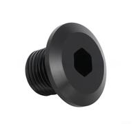 Tuerca de eje de rueda delantera CNC para bicicleta eléctrica Sur-Ron UltraBee, pieza de repuesto de tornillo de cubo de aleación 6061 para bicicleta eléctrica todoterreno, negro, 19 x 15 mm