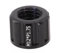 Tuerca de eje pasante de bicicleta de aleación de aluminio M15 P1.0/P1.5/P1.75 tapa del eje para ejes pasantes de 12/15mm (M12x1.75mm)