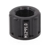 Tuerca de eje pasante de bicicleta M15 P1.0 P1.5 P1.75 Paso de rosca compatible con tapa de eje pasante de 12/15 mm para un montaje estable de bicicleta (M12 x 1.0 mm)