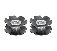 Tuerca de estrella para auriculares de bicicleta, aleación de aluminio de 23,6 mm, tuerca de auriculares para bicicleta, tuerca de estrella para horquilla delantera de bicicleta, tuerca de estrella pa