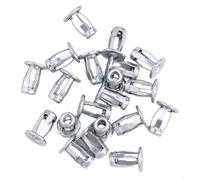 Tuerca de expansión de metal de zinc paredes huecas 20 DIY con tornillos para construcción de acero al carbono fijadores para paquete de madera chapada para Pla (416)