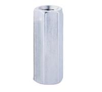 Tuerca de fijación, 2/5 piezas M3 M4 M5 M6 M8 L 6-50 mm, tuerca hexagonal de acoplamiento de varilla, acero galvanizado, tuerca hexagonal larga, rosca de conexión.(M5 5PCS,L 50mm)