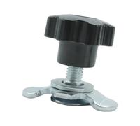 Tuerca de fijación ajustable para tienda de campaña al aire libre, pernos de pista en L, rieles roscados, tuerca de tornillo de mano de 8 mm, accesorios de tornillo de mano