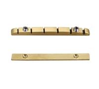 Tuerca de guitarra eléctrica ajustable en altura de 3,4 mm de grosor, construcción de latón que mejora la estabilidad del tono y la comodidad de tocar