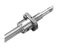 Tuerca de husillo de bolas de metal Husillo de bolas RM1605 SFU1605 de 250 mm a 1500 mm for mecanizado de extremos de husillo de rodillos con tuerca de bola simple for CNC(450mm)