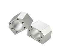 Tuerca de husillo de bolas Soporte de carcasa de tuerca de tornillo de bola DSG16H DSG20H DSG25H for perno de aleación de aluminio SFU1605 SFU1610(DSG12H For sfu1204)