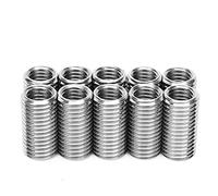 Tuerca de Inserción, Buje de Tornillo, Acero Inoxidable 303, 10 Uds., Tuerca de Reparación, Ranura de Rosca, Hembra M12 y Macho M16, Manguito Reductor para Componentes