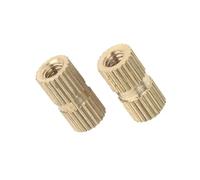 Tuerca de inserción de latón Moldeo por inyección Tuercas de inserción de rosca moleteada de latón(Length 4mm,50pcs M3 (OD 5.3mm))