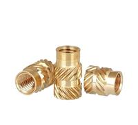 Tuerca De Inserción Latón M3 M4, 10/20 Piezas, Rosca Moleteada Termofusible, Moldeo Por Inyección Calor(Length5.5mm,M3x5mm-20pcs)