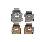 Tuerca de jaula cautiva Acabados múltiples del casete flotante del cuarteto del estante del servidor de las nueces enjauladas M4-M12(304 Steel,M8(2Pcs))