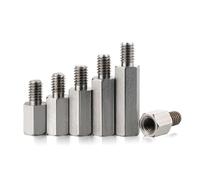 Tuerca de junta de soporte de perno hexagonal de acero inoxidable 304 Columna hueca roscada M2 M2.5 M3 M4 M5 M6 M8, M5 (Thread 8mm)