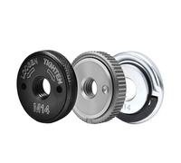 Tuerca de liberación rápida para amoladora angular Juego de tuercas de brida interior y exterior con rosca M14 for amoladora angular, tuerca de bloqueo de liberación rápida, reemplazo(Set 1)