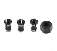 Tuerca de mandril de enrutador, 4 piezas de tornillo M15 de fresado eléctrico de 6 a 8 mm, accesorios de recortadora de carpintería, juego de piezas de herramientas de grabado
