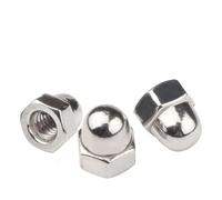Tuerca de Mano 10 unids/Lote Tuerca ciega de Bellota M3 M4 M5 M6 M8 M10 M12 M14 M16 M18 Tapas de Tuercas Decorativas de Acero Inoxidable (Size : M3)