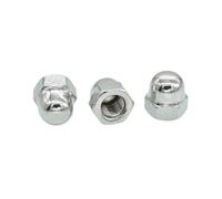 Tuerca de mano 2-50 piezas M3 M4 M5 M6 M8 M10 M12 M14 M16 304 Tuercas ciegas de acero inoxidable en tuercas de bellota(M12-1(10PCS))