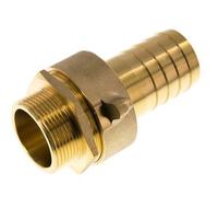 Tuerca de mariposa de latón de 38 mm (1-1/2'') y G1-1/2'' con cierre plano NBR