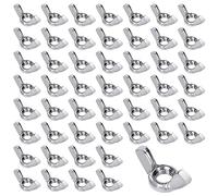 Tuerca de Mariposa M5 Tuercas de Ala de Acero Inoxidable para Proyecto Bricolaje Sujetador Taller Casa 50 Piezas