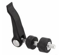 Tuerca de montaje manual para cortacésped de acero inoxidable, 45 x 6 mm, tornillo de repuesto negro para pomos de mango, resistente a la corrosión, fácil instalación, uso residencial y profesional