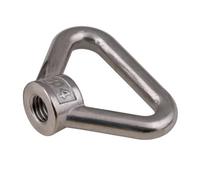 Tuerca de ojo de elevación triangular de acero inoxidable 304 - M8 M10 M12 M14 M16 M20 Anillos de rosca trapezoidal for pernos de manija(12mm)