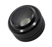 Tuerca de perilla de aleación de aluminio compatible con carrete ZEORSHIS Baitcasting primer segundo tercera generación afinación fina (negro)