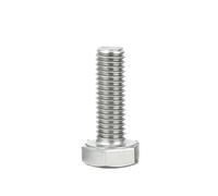 Tuerca de perno Pernos hexagonales M6 M8 M10 M12 de acero inoxidable 304, tornillos de cabeza hexagonal con rosca izquierda, diente exterior izquierdo invertido(M10 30mm)
