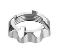 Tuerca de picadora de carne, aleación de aluminio, repuesto de tuerca lobo universal picadora de carne tuerca picadora de carne piezas de repuesto herramientas de cocina
