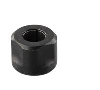 Tuerca de pinza para enrutador Makita 3612, agujero central de 12,7 mm, pieza de broca de metal negro con rosca hembra de 19,5 mm de diámetro, 21 x 27 mm