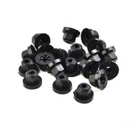 Tuerca de plástico con anillo, agujero de 4,5 mm, material de nailon, 20 unidades, para E36 E39 E46 E60, E61 E65 E90, E91 X3 X5 y modelos