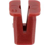 Tuerca de plástico para vehículos Ford, 4 mm, sello interior, 25 unidades